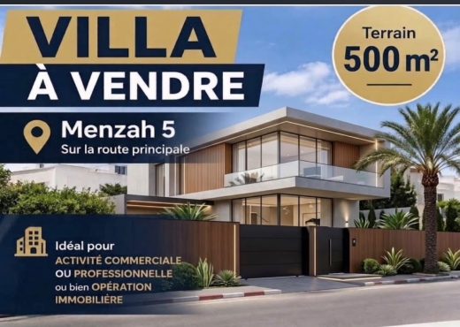 A VENDRE une BELLE Villa R+2